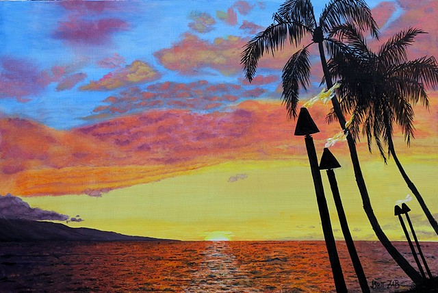 Kimo’s Sunset 20”x30” print