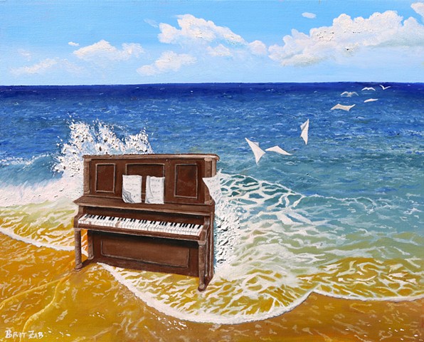 Serenade me by the sea 20”x30”print