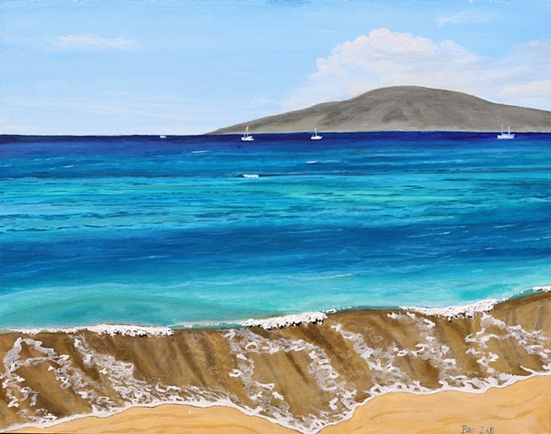 Aloha Beach 16”x20”