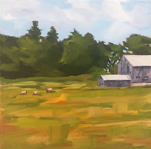 Barn and Field- SOLD