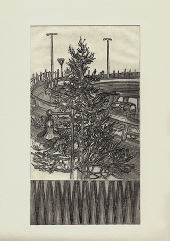 tree at Casco Bay Bridge 