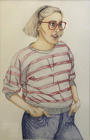 self portrait by Gale Carter McCullough