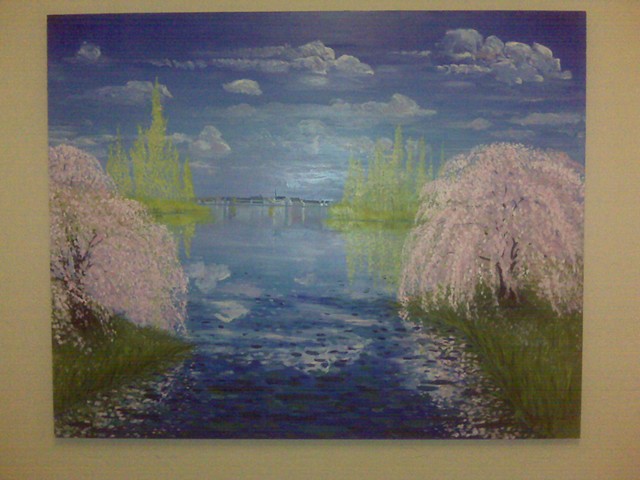 Cherry Blossom Lake No. 2