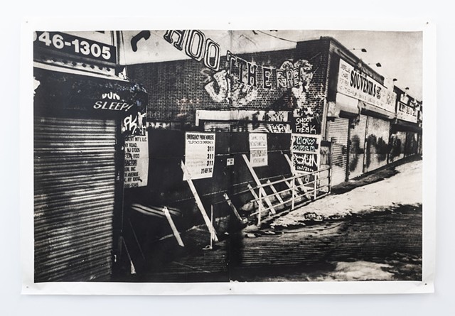 "We Rode the Q Train to Coney Island.  Chinese Food and Ballantine.  2011."