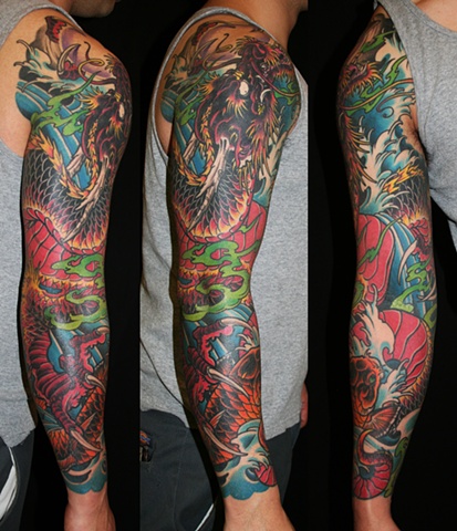 red dragon sleeve