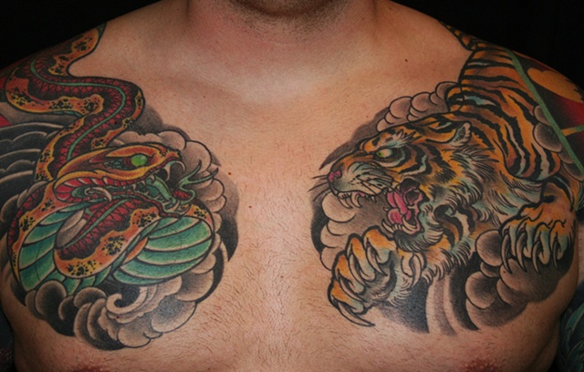 snake and tiger chest