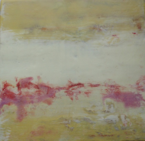 ENCAUSTIC PAINTING,  beeswax and oilstick