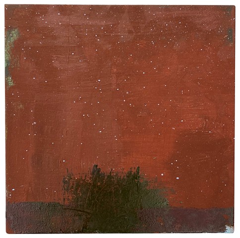 Red Borealis with A Little Green