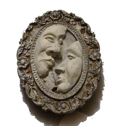 Cast Iron Frame with faces
