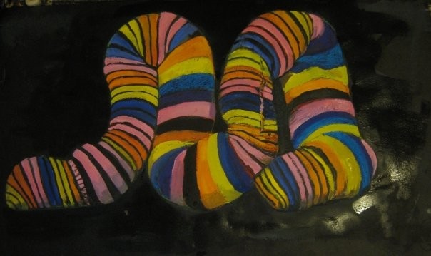 Rainbow Sock Worm
