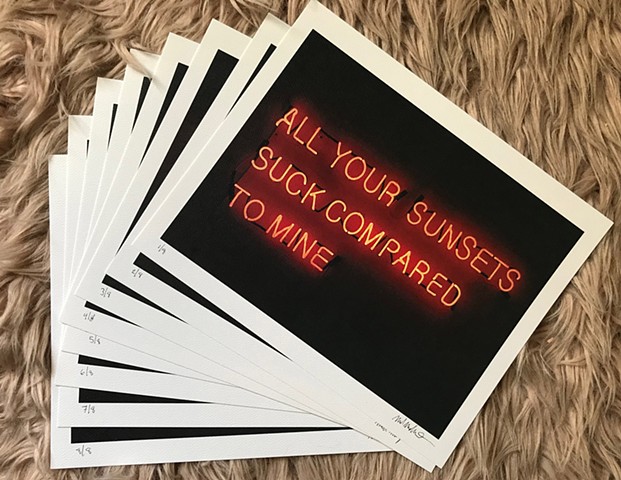All Your Sunsets PRINT