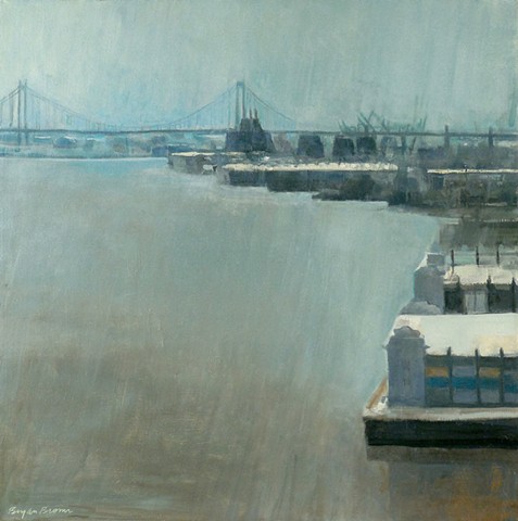 river scene, Philadelphia, docks, Delaware river, 