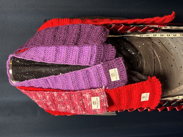 Stefanie Lynn's Scarfs® 2026 Tangled Hearts: Post Valentine's Handmade Scarf Collection