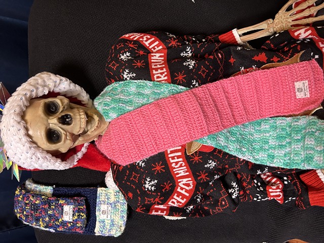 Stefanie Lynn’s Scarfs® Handmade Crocheted Scarfs. Celebrating a milestone of 100 handmade scarfs.
