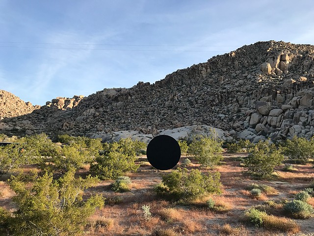  Disc Portal (Joshua Tree), Permanent installation at Boxo Projects Joshua Tree