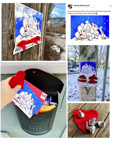 Hearts For Snow People Campaign