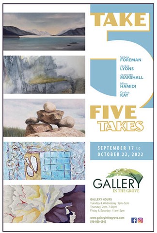 Gallery in the Grove:  Take Five - Five Takes