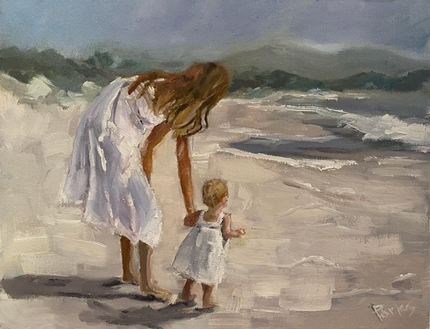 Mother and Child: Carmel by the Sea