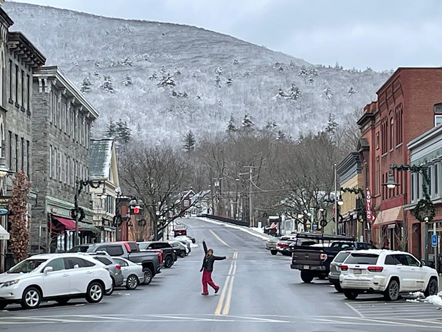 Winter in Shelburne Falls, MA