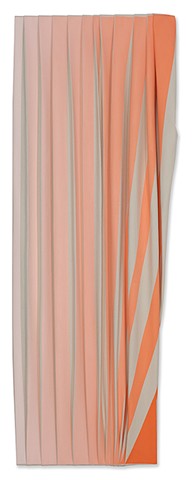 Pink to Orange Striped Folds