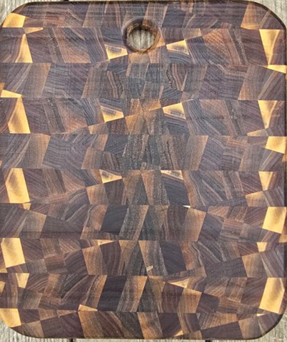 End Grain Black Walnut w/Sapwood