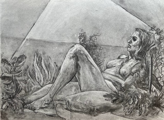 reclining woman
