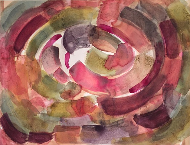 Gems and colors are delightful. Natural dyes on Paper