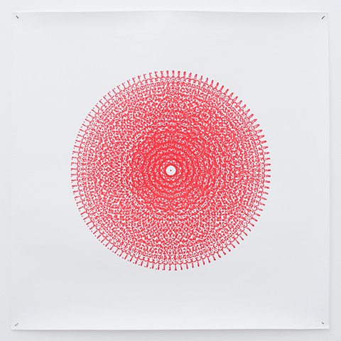 Orbit/rotation #1 (28,997 red dots)