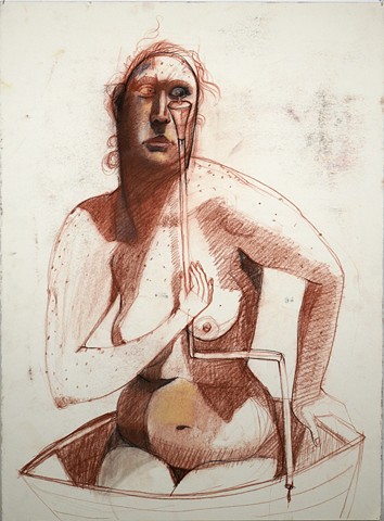 Untitled (Figure study, related to Tear, 2007)