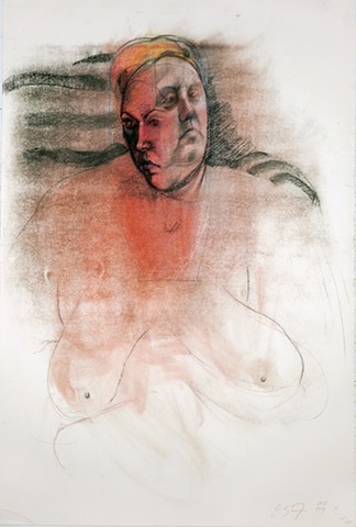 Untitled (figure study, double face)