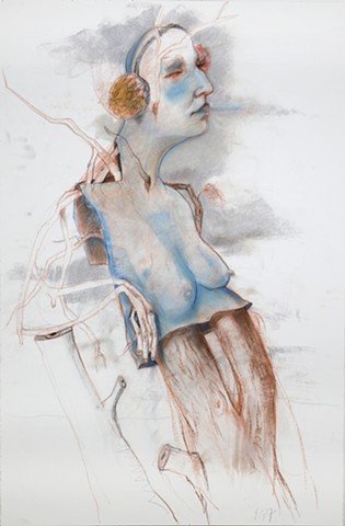 Untitled study (related to Those That Were Left Behind, 2002)