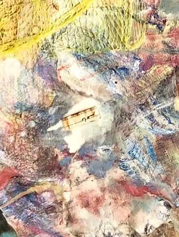 Daphne and her Swan: Blackbird Flies Away from Me (She Gave Her Best)--NOW (DETAIL)