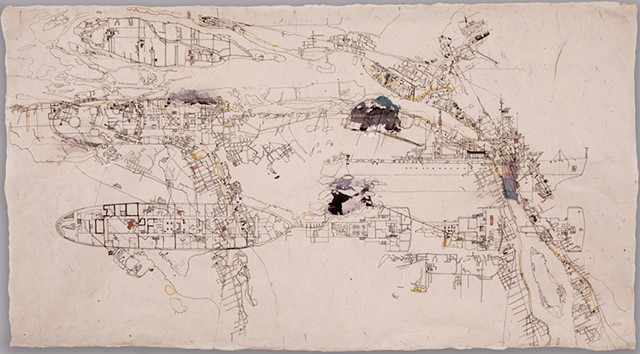 Cartographic study of icebreakers in Detroit River