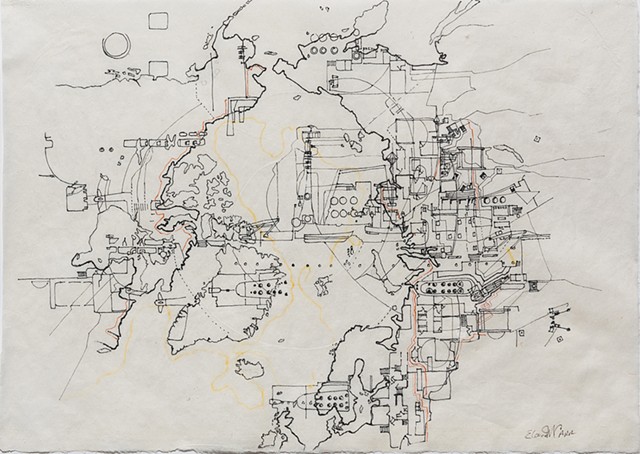 aerial map drawing