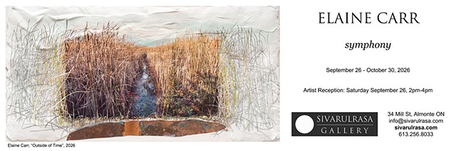Solo Exhibition at Sivarulrasa Gallery, Almonte Ontario