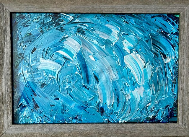Original Abstract painting for sale in Minneapolis Minnesota - Imaginary Riptide