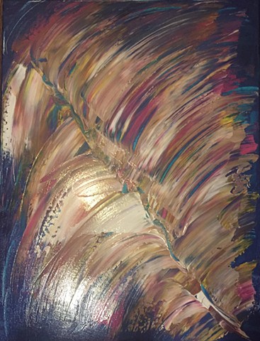 Acrylic Abstract Painting on Canvas