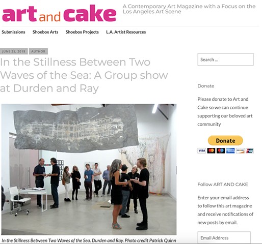 In the Stillness Between Two Waves of the Sea: A Group show at Durden and Ray by Patrick Quinn for ArtAndCakeLA