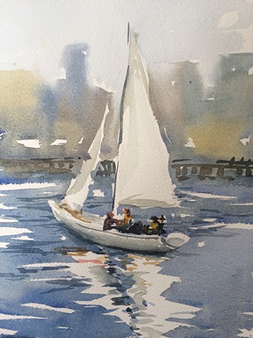 Sailing Boston Harbor