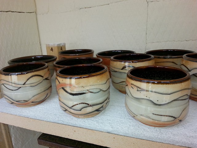 Shino Tea Bowls