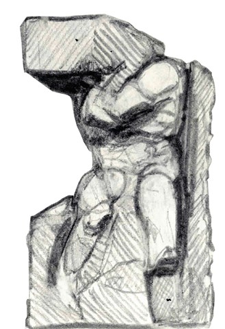 Marble Sculpture Study - Michelangelo