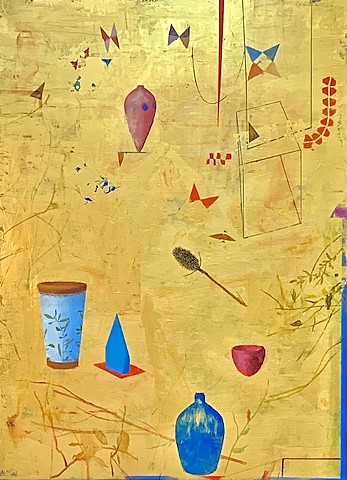Still Life on Gold