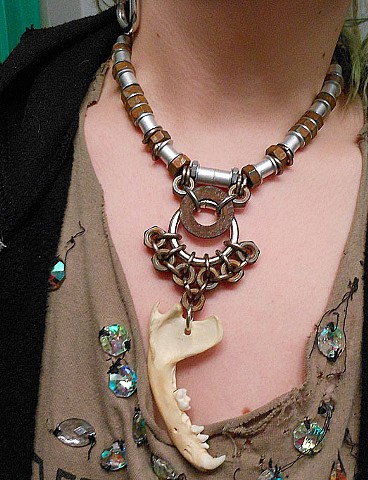 Hardware Collage Necklace