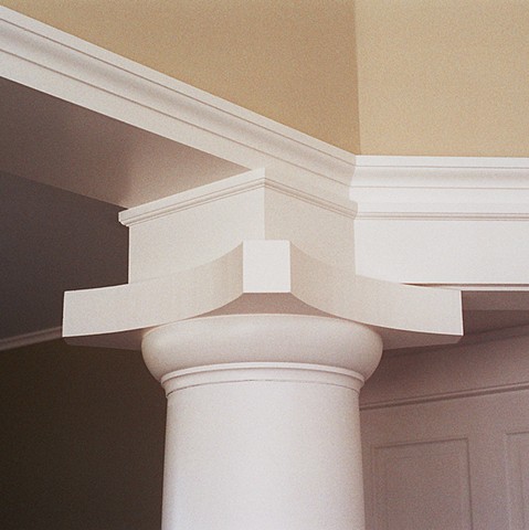 Wright Robinson Architects. Historic District. Custom wood columns. Fagan Design. Pseudo-Scamozzi-Ionic
