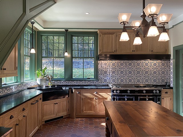 NEW KITCHEN in the historic Harry Fenn House, Montclair NJ