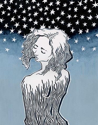 stars in her hair