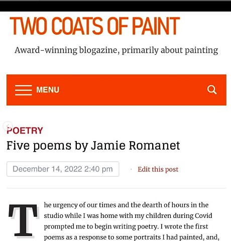 5 poems on Two Coats of Paint