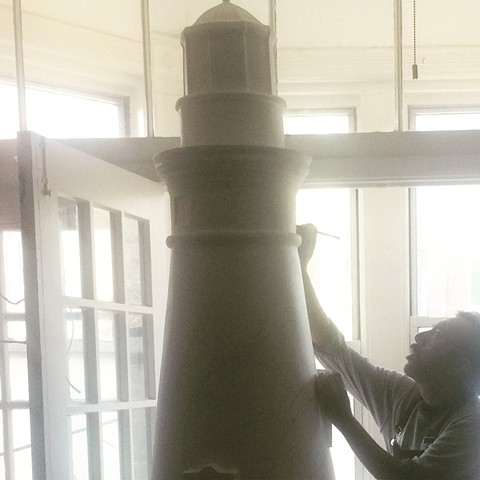 Lighthouse sculpture for the CHICAGO LIGHTHOUSE 2017
