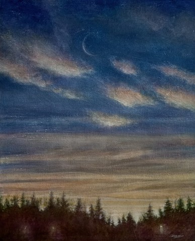landscape painting by canadian artist Michael Savage