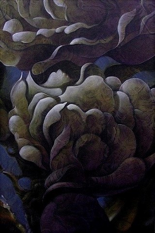 Acrylic on canvas floral